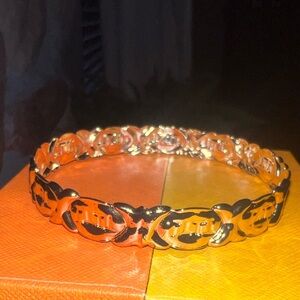 18K Gold Filled Bangle Bracelet 8” ✨ Chunky Statement Stackable Luxury Style